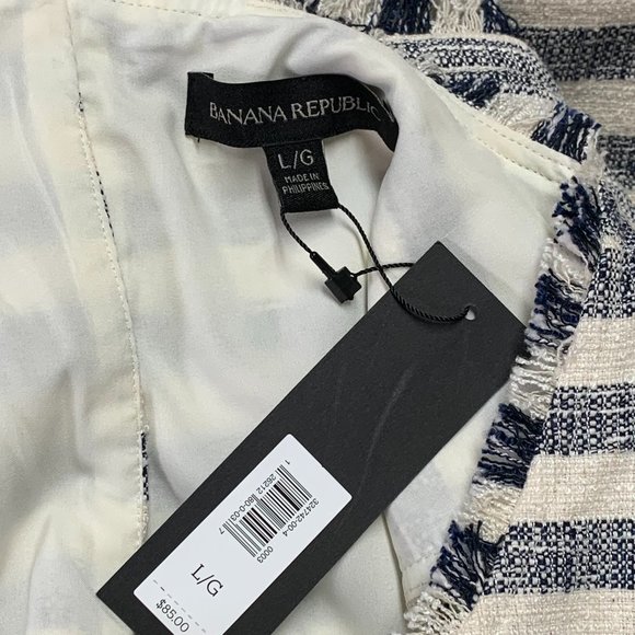 Banana Republic Striped Sleeveless Blouse - Picture 6 of 6